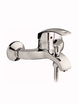 Idamix TR-201453 Αναμεικτική Μπαταρία Μπανιέρας Ασημί