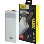 ΤΟ POWER BANK ΤΗΣ KLGO ΕΧΕΙ ΧΩΡΗΤΙΚΟΤΗΤΑ 20.000mAh ΠΟΥ ΜΠΟΡΕΙ ΝΑ ΠΡΟΣΦΕΡΕΙ ΠΕΡΙΠΟΥ 4 ΠΛΗΡΗΣ ΦΟΡΤΙΣΕΙΣ ΣΕ ΕΝΑ ΚΙΝΗΤΟ ΤΗΛΕΦΩΝΟ.  