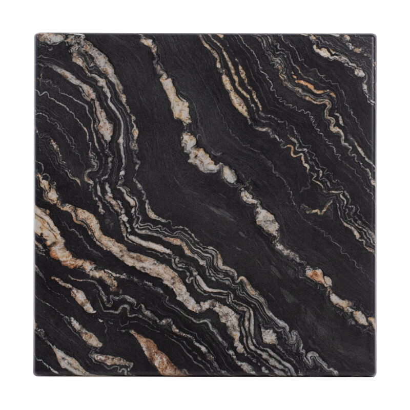 ΕΠΙΦΑΝΕΙΑ ΤΡΑΠΕΖΙΟΥ 5787 ΤΕΤΡΑΓΩΝΗ WERZALIT 60Χ60εκ. BLACK GOLD MARBLE FB95229.15