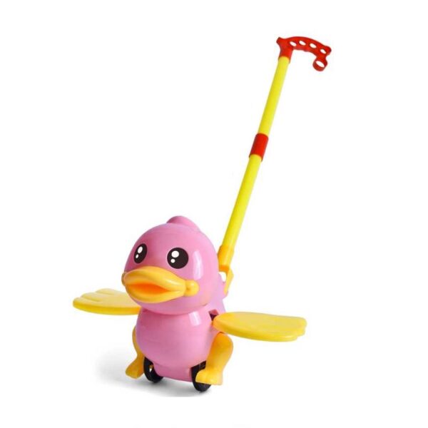 Συρόμενο παιχνίδι Παπάκι με φτερά - 360 - 028155 - Pink