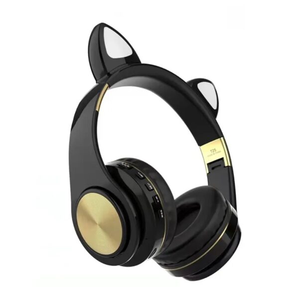 Ασύρματα ακουστικά - Cat Headphones - T25 - 540252 - Black