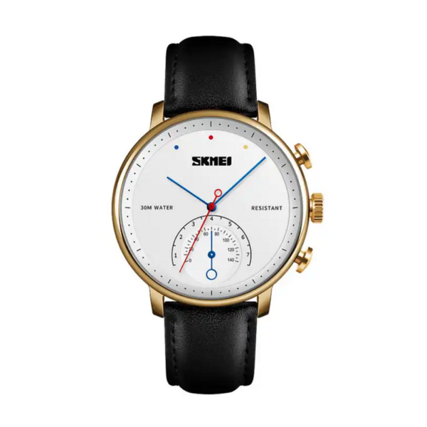 Αναλογικό ρολόι χειρός – Skmei - 1399 - 213992 - White/Gold