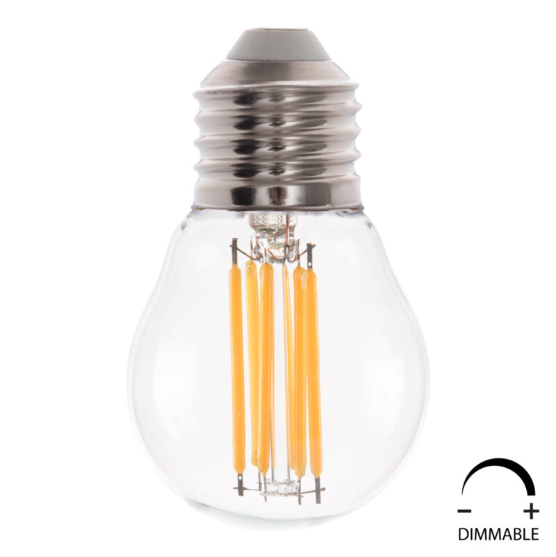 ΛΑΜΠΤΗΡΑΣ FB94046.01 LED FILAMENT 6W E27 3000K ΔΙΑΦΑΝΟ DIMMABLE