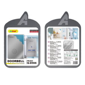 Andowl Q-D566 Aσύρματο κουδούνι πόρτας – Wireless remote control doorbell