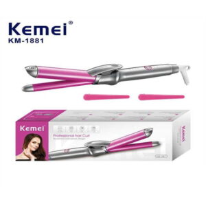 Με την πρέσα της Kemei μπορείτε να ισιώσετε τα μαλλιά σας ή και να δημιουργήσετε αραιές μπούκλες στις άκρες.