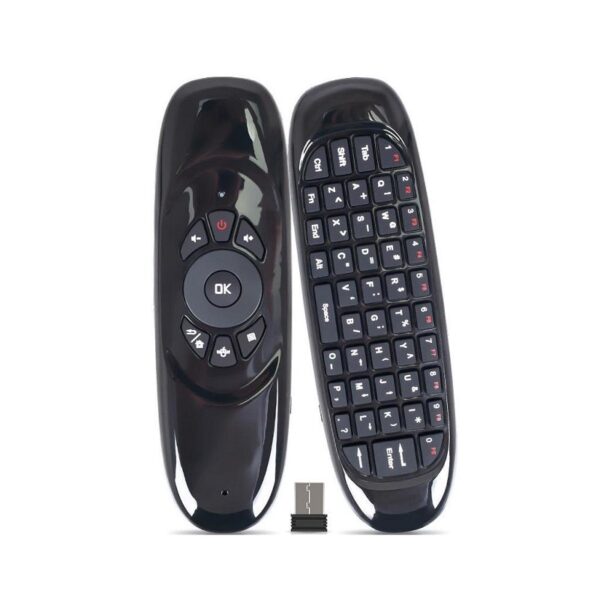 Ασύρματο mini πληκτρολόγιο & Air mouse - C-120 - 881339