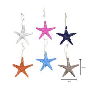 Διακοσμητικό αστερίας σε διάφορα χρώματα 6τμχ - Decorative starfish