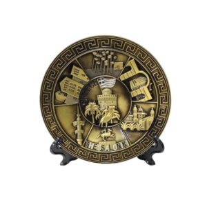 Μεταλλικό κρεμαστό διακοσμητικό σουβενίρ με βάση Thessaloniki 12cm - Metallic decorative