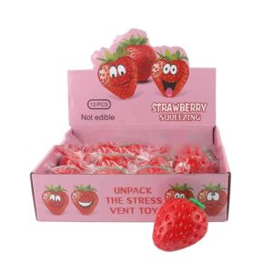 Παιχνίδι αντιστρές φράουλα - anti-stress squishy