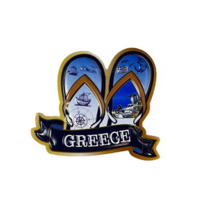 Μαγνητάκι ψυγείου σουβενίρ Greece 12τεμ - Metallic fridge magnet Greece
