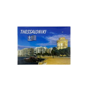Μαγνητάκι ψυγείου σουβενίρ Thessaloniki Greece 12τεμ - Metallic fridge magnet Thessaloniki
