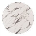 ΕΠΙΦΑΝΕΙΑ ΤΡΑΠΕΖΙΟΥ HPL FB95841.11 MARBLE WHITE-GREY Φ60 εκ. ΠΑΧΟΥΣ 12mm.