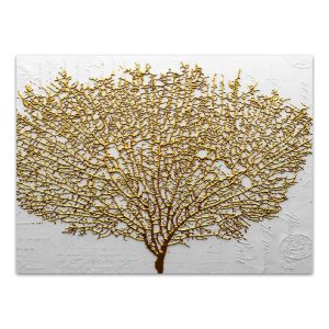 Πίνακας σε καμβά "Golden Tree" Megapap ψηφιακής εκτύπωσης 100x70x3εκ.