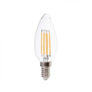 Λάμπα LED Filament κερί - Ε14 - 6W - 431473