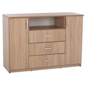 ΜΠΟΥΦΕΣ ΜΕ 2 ΝΤΟΥΛΑΠΙΑ Κ 3 ΣΥΡΤΑΡΙΑ SONAMA OAK FB92430 120X45X85Yεκ.