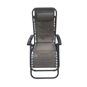 Πτυσσόμενη καρέκλα - ξαπλώστρα παραλίας - 1249 - 270959 - Grey