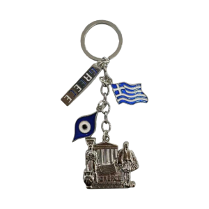 Τουριστικό μπρελόκ Souvenir - Σετ 12pcs - Ματάκι/Greece - 280099