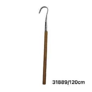 Γάντζος ψαρέματος αλουμινίου με ξύλινη λαβή - Gaff - 120cm - 31889