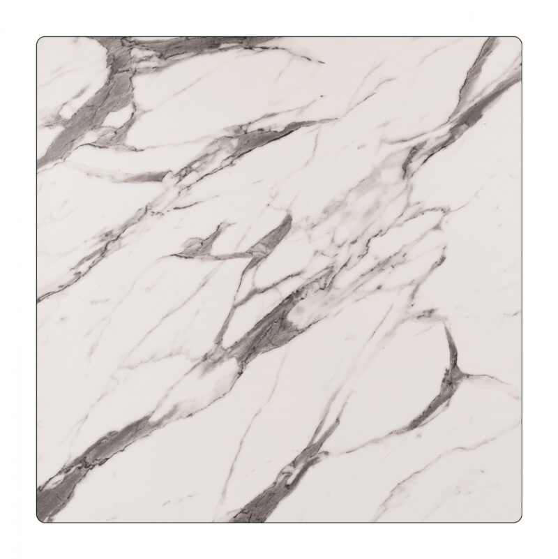 ΕΠΙΦΑΝΕΙΑ ΤΡΑΠΕΖΙΟΥ HPL FB95837.11 MARBLE WHITE-GREY 60x60 εκ. ΠΑΧΟΥΣ 12mm.