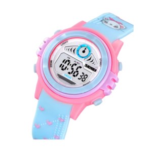 Παιδικό ψηφιακό ρολόι χειρός – Skmei - 2266 - Blue/Pink