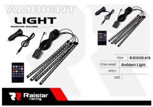 Σετ φωτισμού καμπίνας αυτοκινήτου LED - R-D19101-M18 - 110018