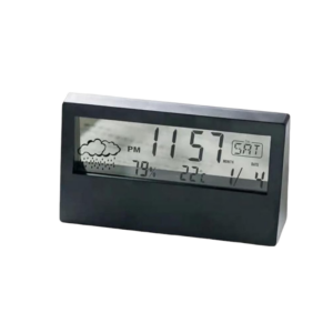 Ψηφιακό ρολόι με Θερμόμετρο - YQ618E - 618913 - Black