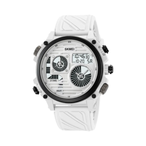 Ψηφιακό/αναλογικό ρολόι χειρός – Skmei - 2202 - White