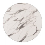 ΕΠΙΦΑΝΕΙΑ ΤΡΑΠΕΖΙΟΥ HPL FB95842.11 MARBLE WHITE-GREY Φ69 εκ. ΠΑΧΟΥΣ 12mm.