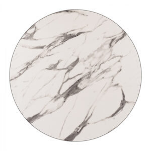 ΕΠΙΦΑΝΕΙΑ ΤΡΑΠΕΖΙΟΥ HPL FB95842.11 MARBLE WHITE-GREY Φ69 εκ. ΠΑΧΟΥΣ 12mm.