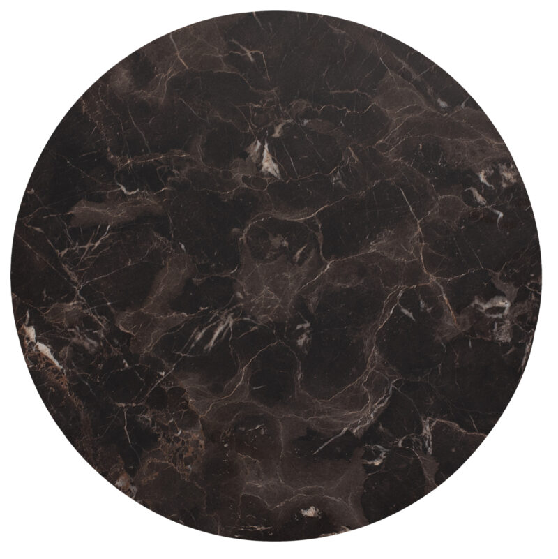 ΕΠΙΦΑΝΕΙΑ ΤΡΑΠΕΖΙΟΥ HPL FB95842.14 BROWN MARBLE Φ69 εκ. ΠΑΧΟΥΣ 12mm.