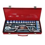 CR-V Σετ Καρυδάκια 24τεμ 1/2" - 24pcs socket set chrome vanadium