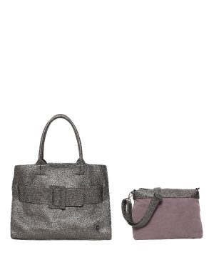 BAG TO BAG Τσάντα ώμου WL-9017 - Γκρι ΓΥΝΑΙΚΕΙΕΣ ΤΣΑΝΤΕΣ > FALL- WINTER 2025 > Τσάντες Ωμου - Γυναικείες Τσάντες