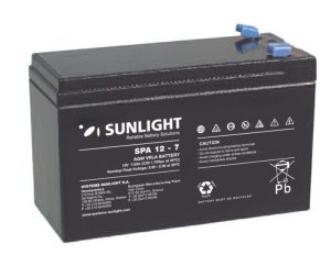 Sunlight Μολύβδου 12V 7A(4.8mm)