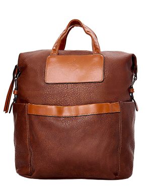 BAG TO BAG Σακίδιο πλάτης LX-3163 - Καφέ ΓΥΝΑΙΚΕΙΕΣ ΤΣΑΝΤΕΣ > FALL- WINTER 2025 > Σακίδια Πλάτης - Γυναικείες Τσάντες