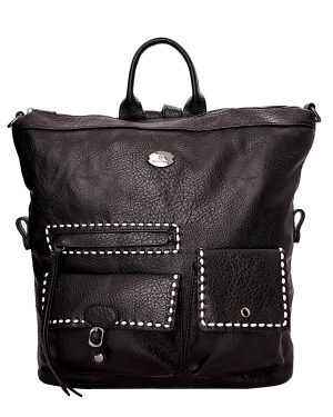 BAG TO BAG Σακίδιο πλάτης SP-9259 - Μαύρο ΓΥΝΑΙΚΕΙΕΣ ΤΣΑΝΤΕΣ > FALL- WINTER 2025 > Σακίδια Πλάτης - Γυναικείες Τσάντες