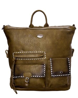 BAG TO BAG Σακίδιο πλάτης SP-9259 - Πράσινο ΓΥΝΑΙΚΕΙΕΣ ΤΣΑΝΤΕΣ > FALL- WINTER 2025 > Σακίδια Πλάτης - Γυναικείες Τσάντες