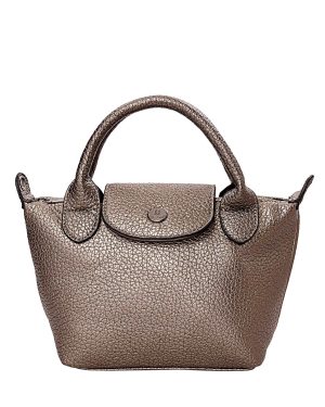 BAG TO BAG Τσάντα χειρός ZL-02908 - Bronze ΓΥΝΑΙΚΕΙΕΣ ΤΣΑΝΤΕΣ > FALL- WINTER 2025 > Τσάντες Χειρός - Γυναικείες Τσάντες