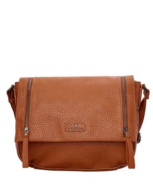 BAG TO BAG Τσάντα χιαστί KX2405 - Bronze ΓΥΝΑΙΚΕΙΕΣ ΤΣΑΝΤΕΣ > FALL- WINTER 2025 > Τσάντες Χιαστί - Γυναικείες Τσάντες