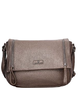 BAG TO BAG Τσάντα χιαστί KX2405 - Γκρι ΓΥΝΑΙΚΕΙΕΣ ΤΣΑΝΤΕΣ > FALL- WINTER 2025 > Τσάντες Χιαστί - Γυναικείες Τσάντες