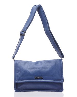 BAG TO BAG Τσάντα ώμου Q-1124 - Μπλέ ΓΥΝΑΙΚΕΙΕΣ ΤΣΑΝΤΕΣ > FALL- WINTER 2025 > Τσάντες Ωμου - Γυναικείες Τσάντες