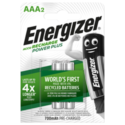 Energizer Επαναφορτιζόμενη AAA 700mAh (2pcs)