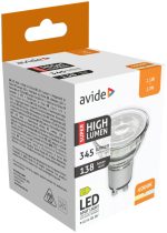 Avide LED Σπότ Αλουμίνιο + Πλαστικό 2.5W GU10 Λευκό 4000K Super Υψηλής Φωτεινότητας