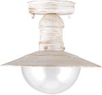 Avide Outdoor Ceiling Lamp Imperial 1xE27 IP44 Antique White