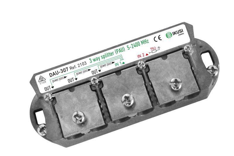 Ikusi Διακλαδωτής DAU-307+PUA 3 Εξόδων