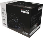 Entac Χριστουγεννιάτικα Λαμπάκια IP44 120 LED Ψυχρό 9m