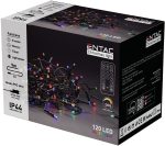 Entac Χριστουγεννιάτικα Λαμπάκια IP44 120 LED Πολύχρωμα 9m Με Τηλεχειριστήριο