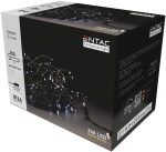 Entac Χριστουγεννιάτικα Λαμπάκια IP44 240 LED  Θερμό 24m