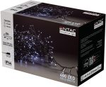 Entac Χριστουγεννιάτικα Λαμπάκια IP44 400 LED Ψείρες Ψυχρό 8m