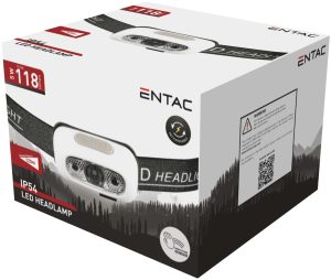 Entac Φακός Κεφαλής 5W 700mAh Άσπρο