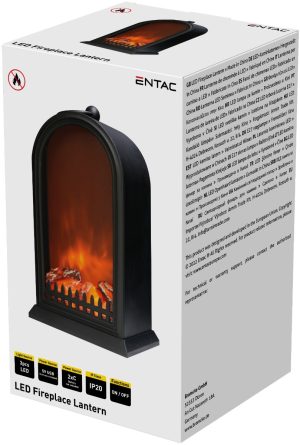 Entac LED Τζάκι 25εκ με USB καλώδιο - (2xC Δεν περιλαμβ.)